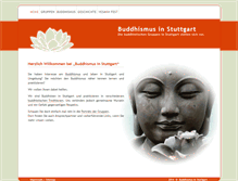 Tablet Screenshot of buddhismus-in-stuttgart.de